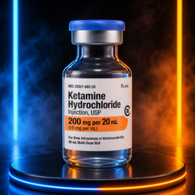 Ketamine HCL Injection, 200mg/mL, 20mL Vial